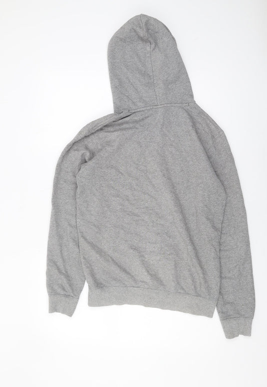 Champion Men's Grey Pullover Hoodie Small