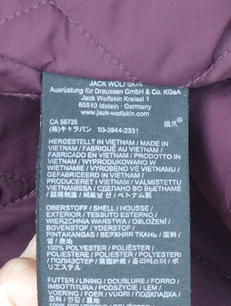 Jack Wolfskin Women's Purple Parka Jacket Size 14