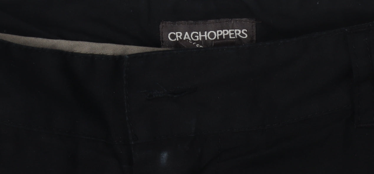 Craghoppers Black Track Pants L Unisex Relaxed Fit