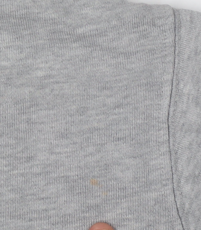 Tommy Jeans Unisex Grey Logo Sweatshirt L