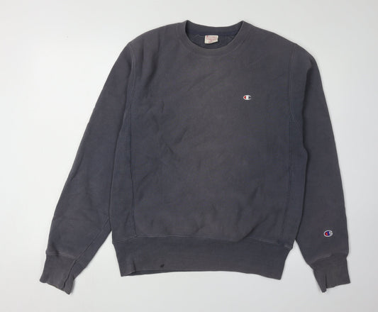 Mens UK S Regular Champion Grey Pullover Sweatshirt