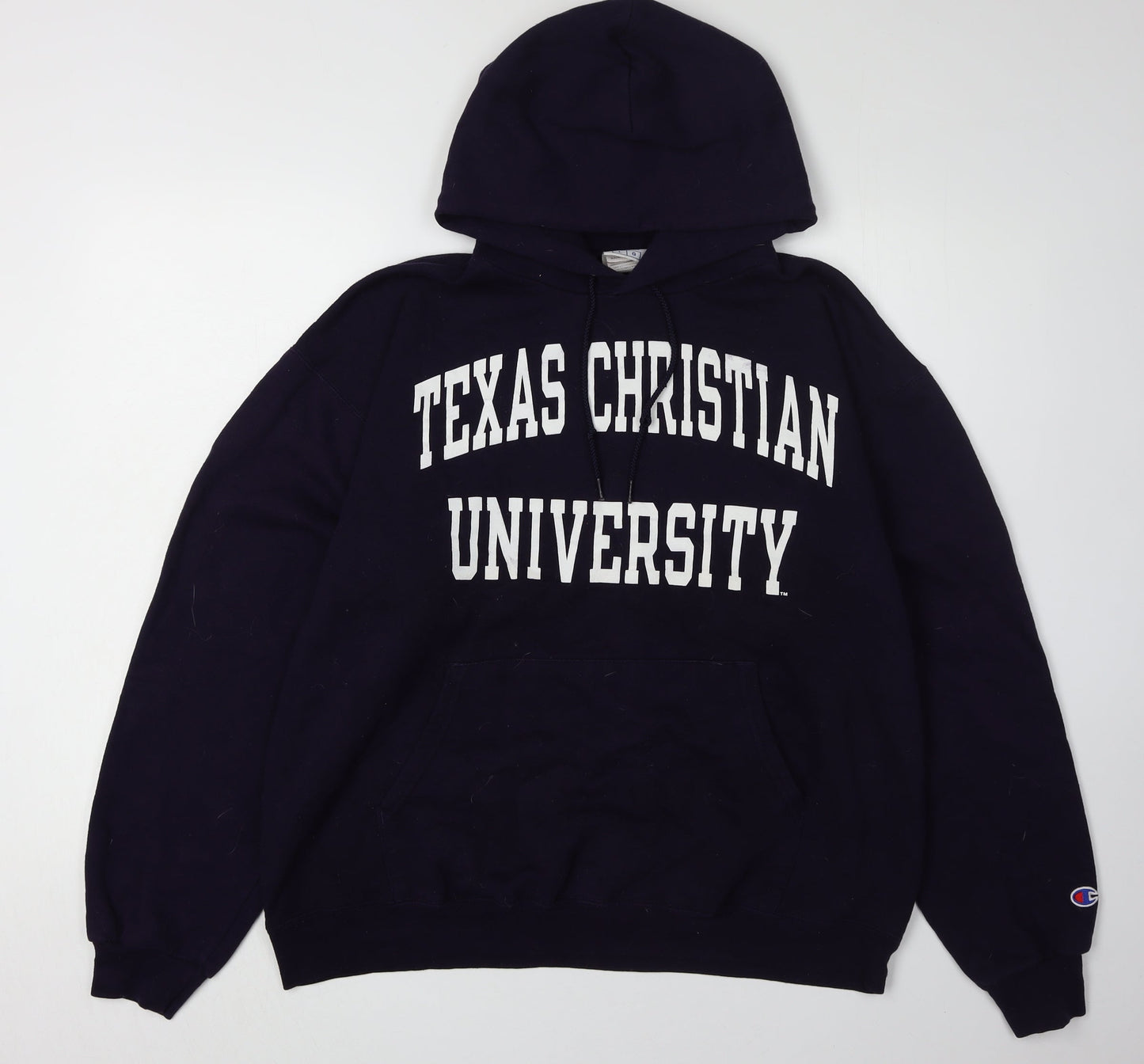 Champion Unisex Black Hoodie L - University Style