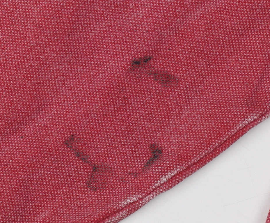 Crew Clothing Co. Red Men's 1/4 Zip Sweatshirt L