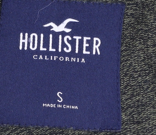Hollister Men's Green Crew Neck Pullover Jumper, Size S