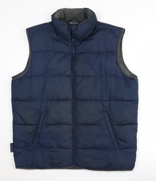 Mountain Warehouse Men's Blue Puffer Waistcoat L