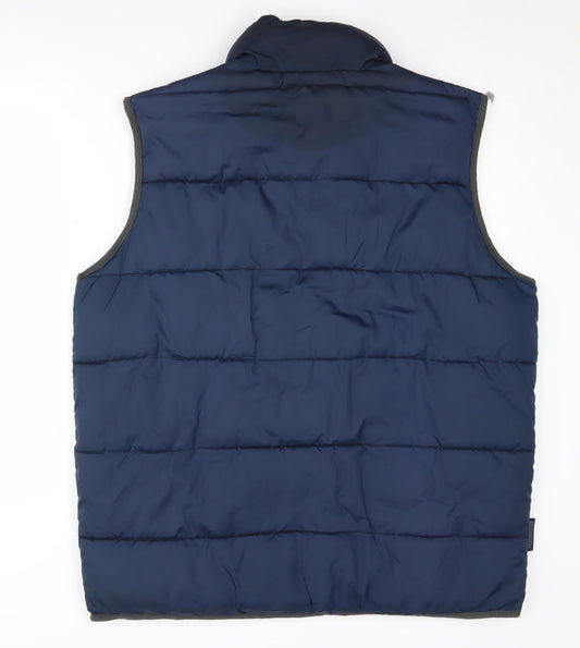 Mountain Warehouse Men's Blue Puffer Waistcoat L
