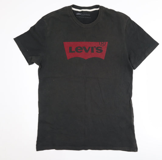 Levi's Men's Black M T-Shirt Graphic Logo