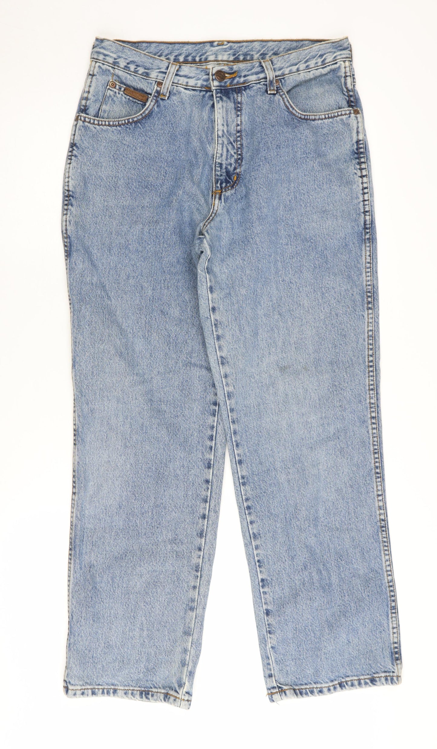 Wrangler Men's Blue Straight Leg Jeans Size 32
