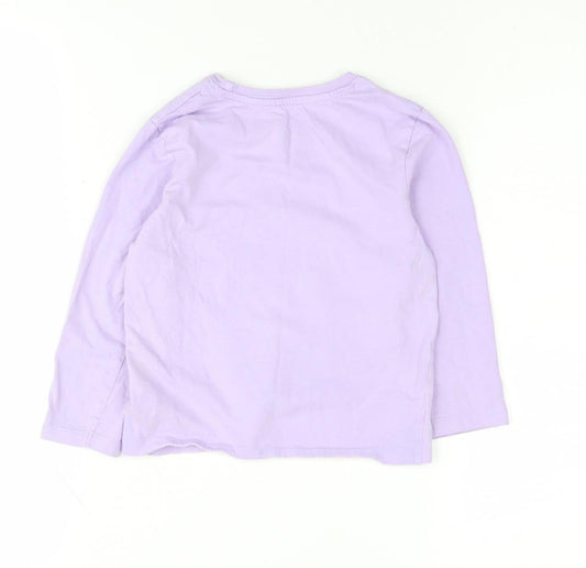 Disney Girls Encanto Purple Long Sleeve T-Shirt 3-4 Years