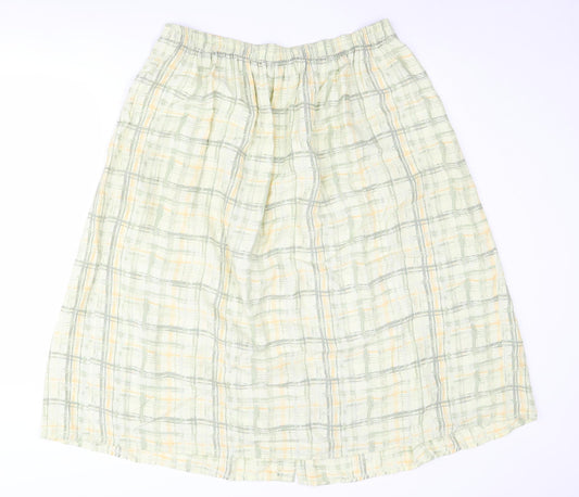 Marks & Spencer Women's Check Skirt, Size 18, Multicoloured