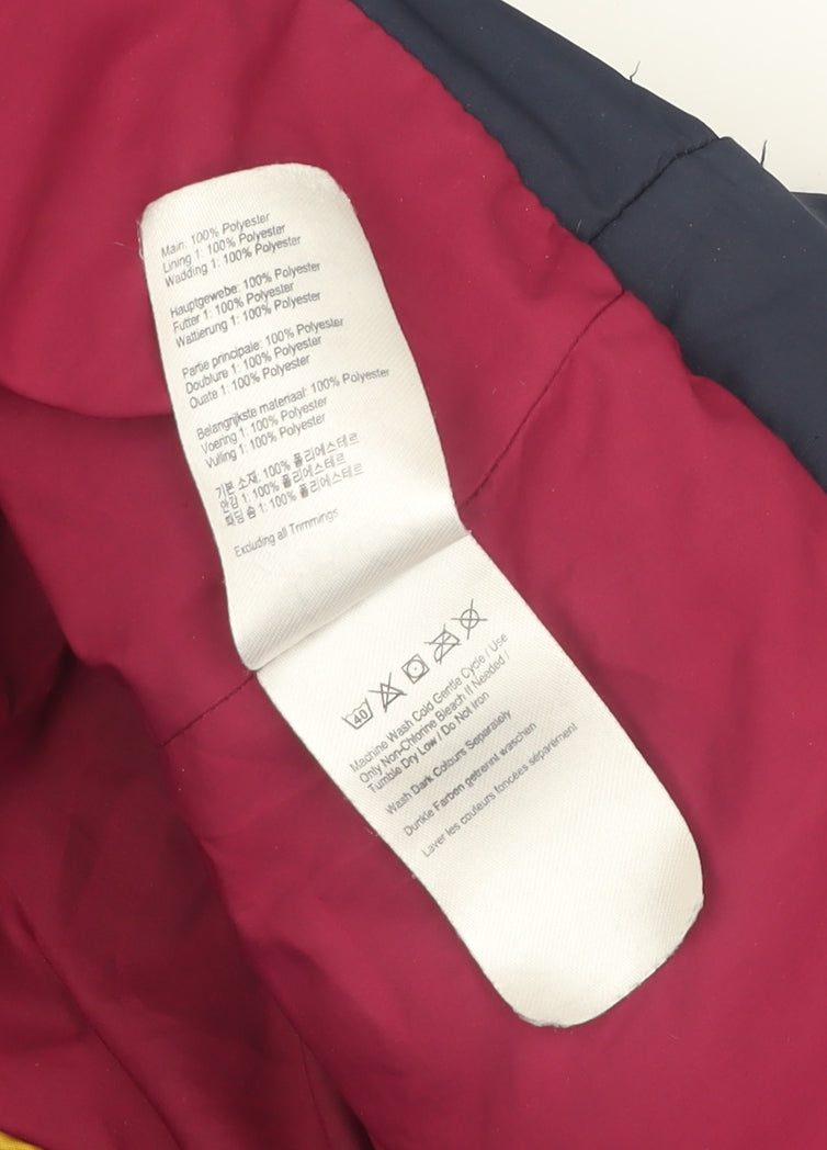 Joules Women's Blue Puffer Jacket Coat Size 10