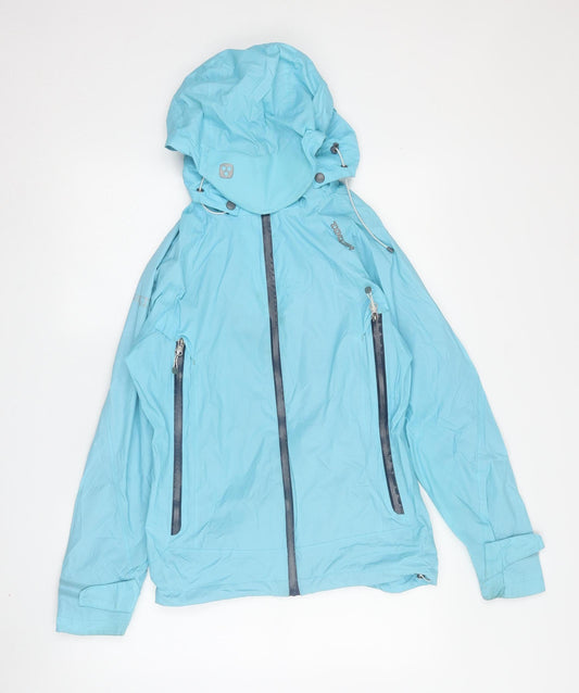 TOG24 Women's Blue Waterproof Parka Jacket, Size S