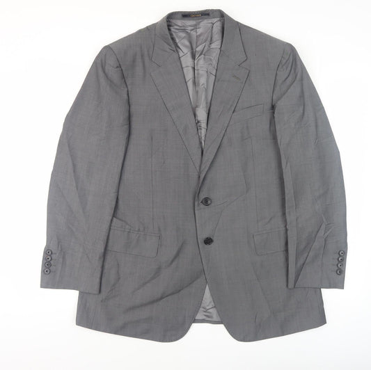 Crombie Men's Grey Classic Blazer Jacket 40S