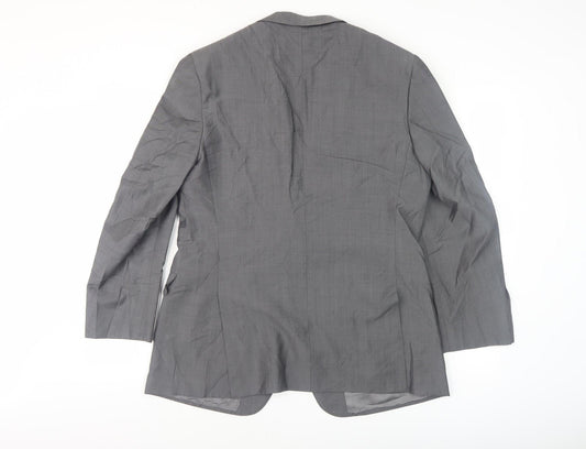 Crombie Men's Grey Classic Blazer Jacket 40S