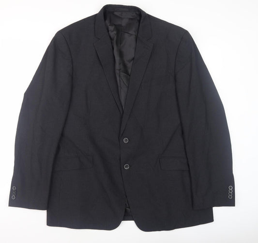 Kenneth Cole Reaction Black Blazer Men's 48L