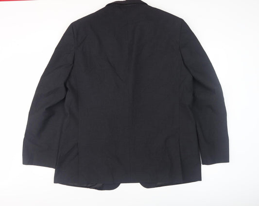 Kenneth Cole Reaction Black Blazer Men's 48L