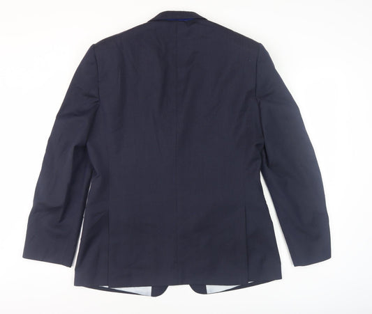French Connection Men's Blue Regular Blazer, Size 40