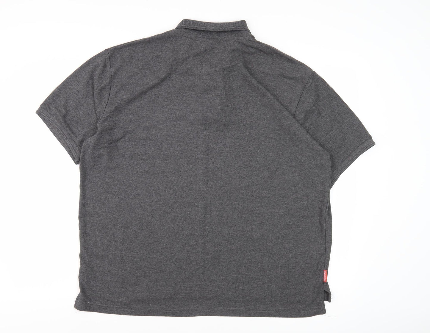 Slazenger Men's Grey Polo, 2XL, Casual Short Sleeve Shirt