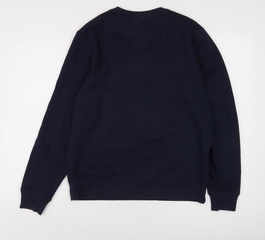 DKNY Men's Black Logo Pullover Sweatshirt Size S