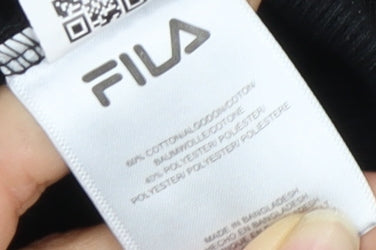 Fila Men's Black Graphic Pullover Sweatshirt - Size S