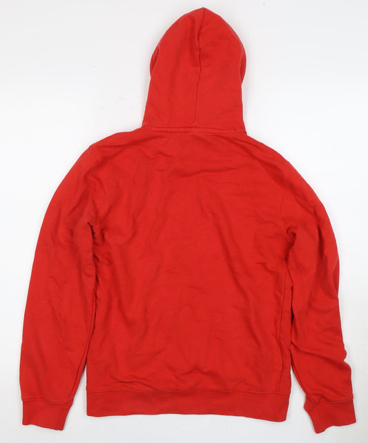 Champion Boys Red Pullover Hoodie, M, Casual, Hooded