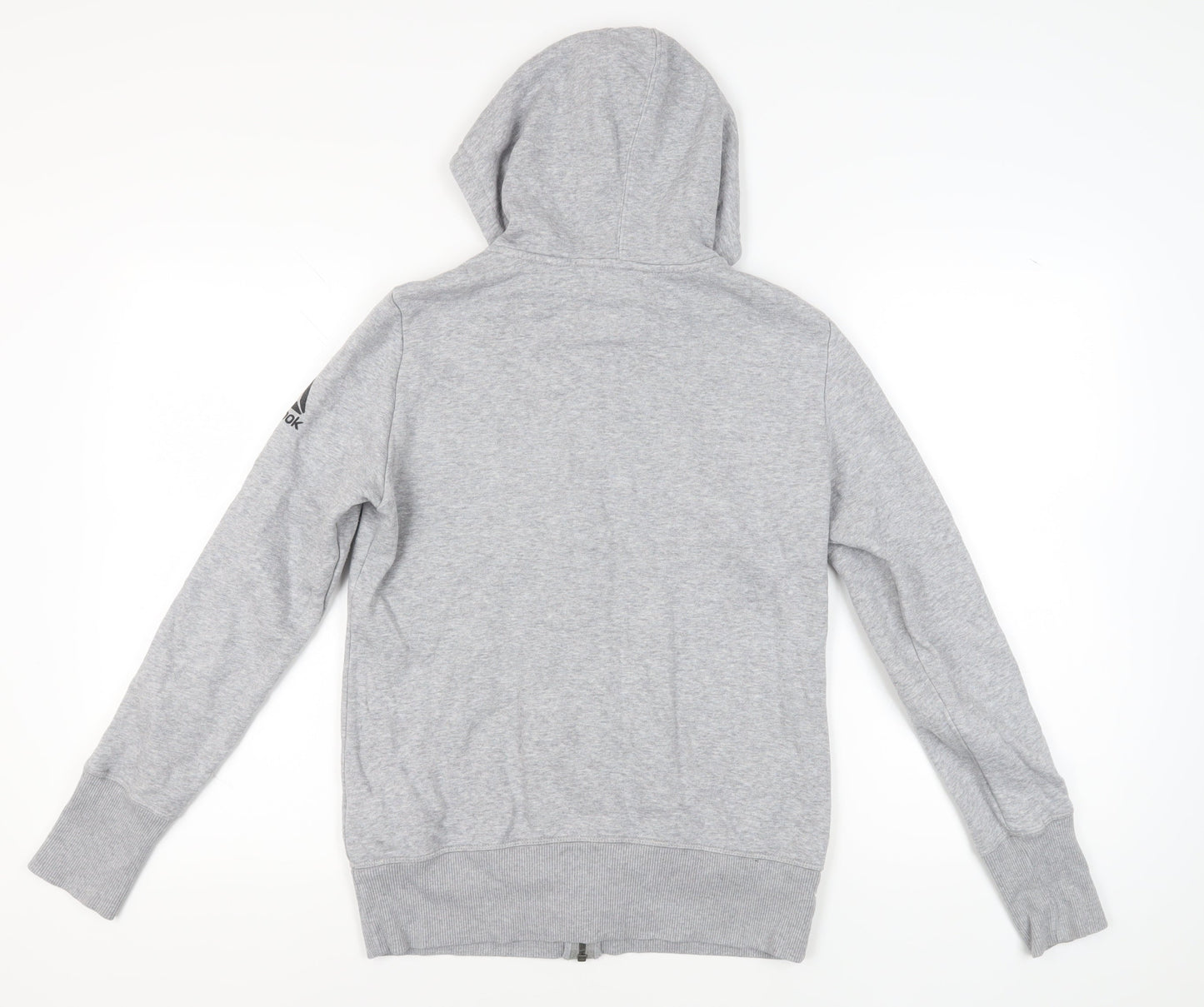 Reebok Grey Full Zip Hoodie, M, Unisex, Activewear