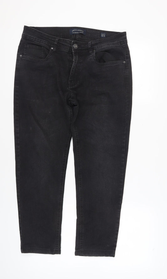 Tokyo Laundry Men's Black Slim Fit Jeans Size 32