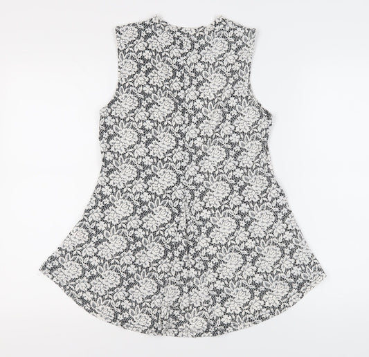 Apricot Women's Floral Lace Sleeveless Blouse, Size 10