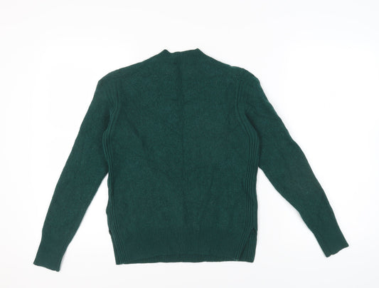 Ted Baker Women's Green Mock Neck Pullover Jumper Size 10