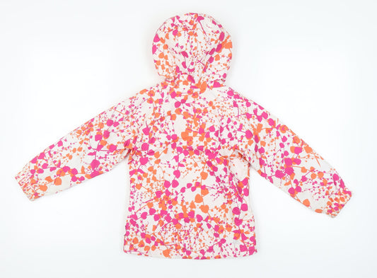 Trespass Girls Multicoloured Rain Coat 3-4 Years Waterproof