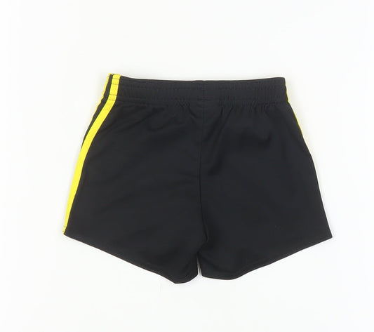 Adidas Black Unisex Baby Sports Shorts 9-12 Months
