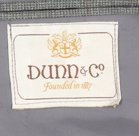 Dunn & Co Grey Men's Blazer Size 46, Short, Classic Style
