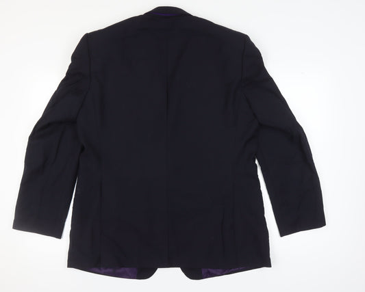 Paul Costelloe Men's Blue Blazer 44 Regular Fit Jacket