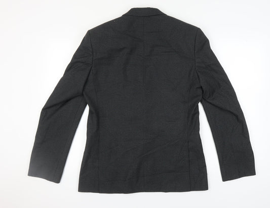 Limehaus Men's Black Blazer, Size 40, Long Jacket