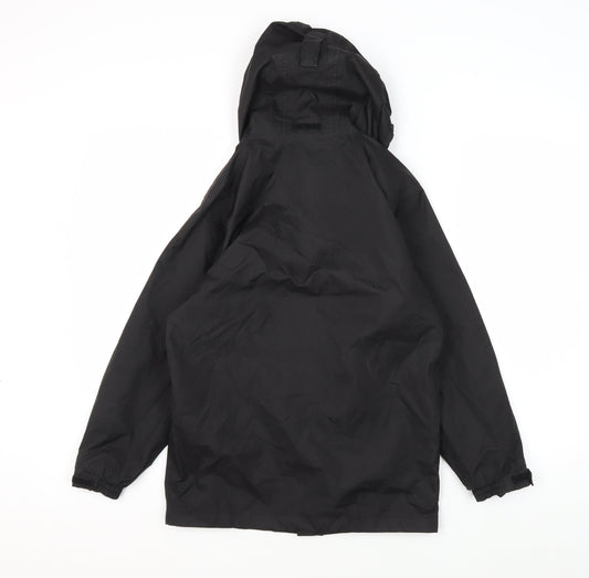 Hi Gear Boys Black Parka Jacket 9-10 Years Waterproof Hooded