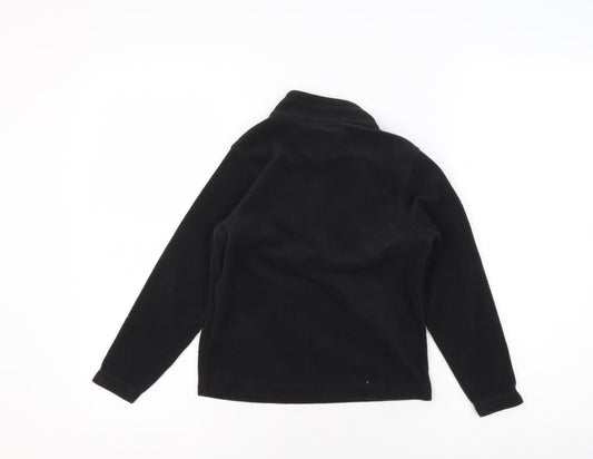 Regatta Boys Black Fleece Sweatshirt, 7-8 Years, High Neck