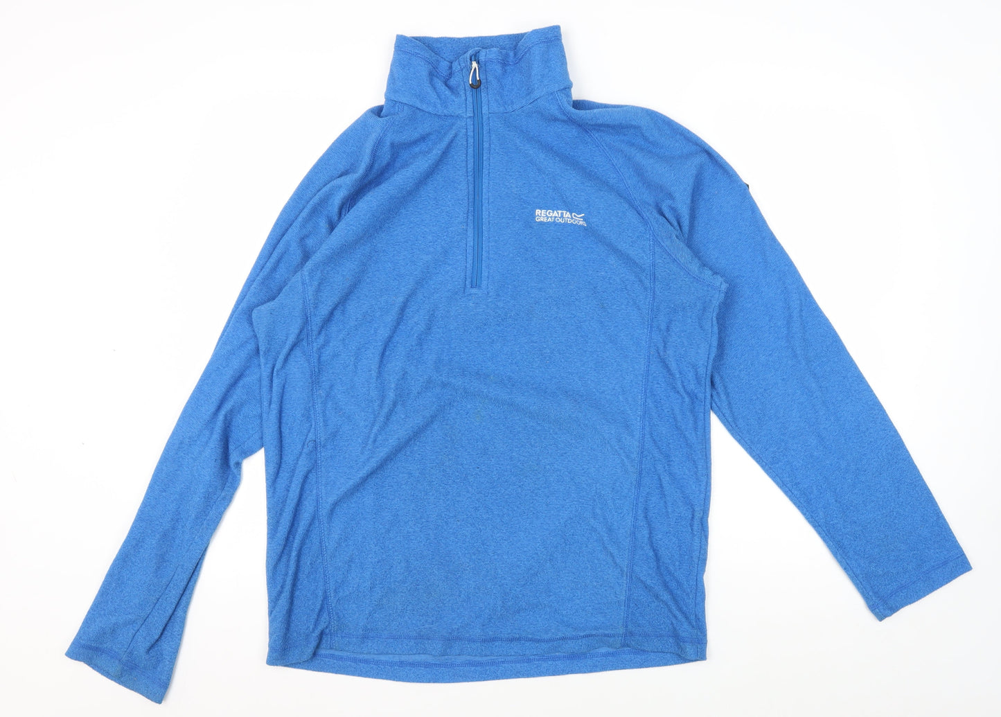 Regatta Men's Blue 1/2 Zip Sweatshirt L Outdoor Hiking