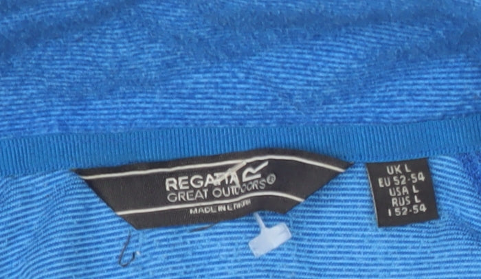 Regatta Men's Blue 1/2 Zip Sweatshirt L Outdoor Hiking
