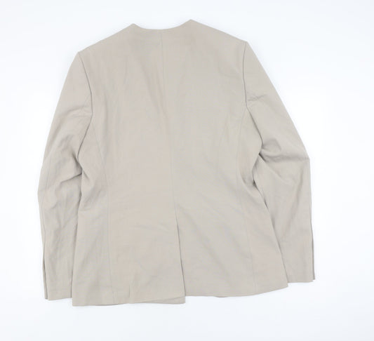 boohooMAN Beige Blazer, Men's Size 42, Two-Button