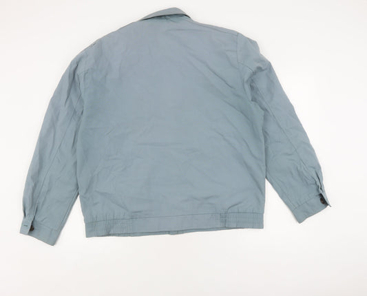 Greenwoods Men's Blue Jacket XL Button Front