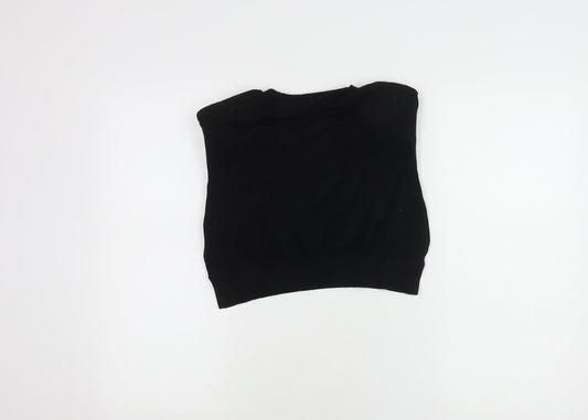 AllSaints Women's Black Basic Top, Size S, Regular Fit