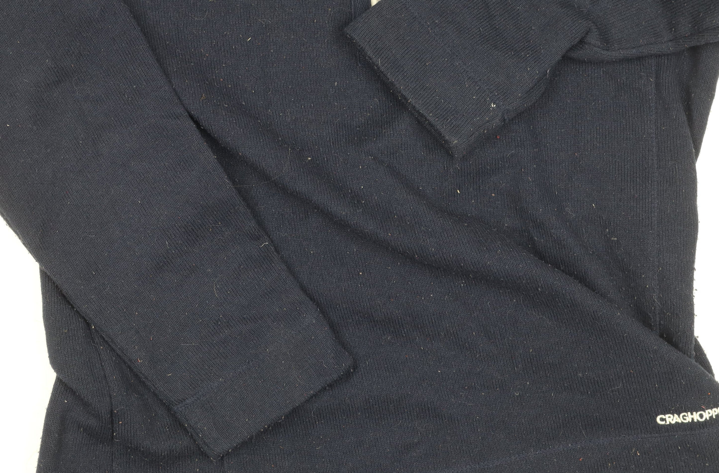 Craghoppers Unisex Black Fleece Pullover Sweatshirt UK 14