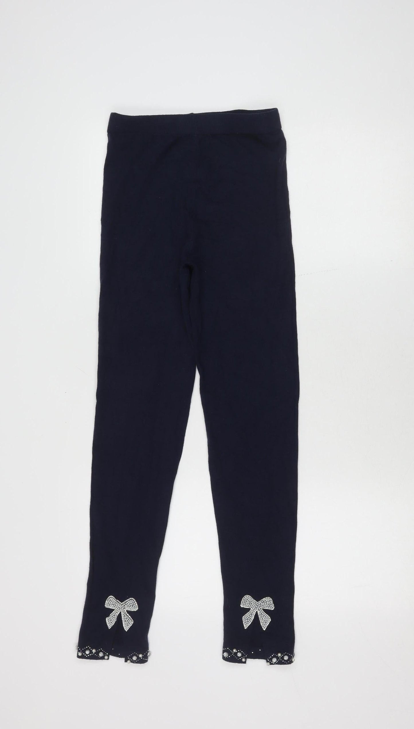 Kilky Women's Blue Ankle Leggings, M