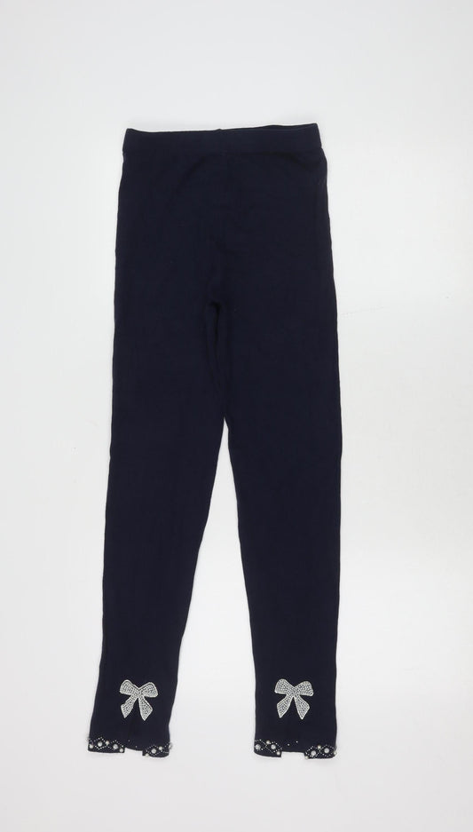 Kilky Women's Blue Ankle Leggings, M