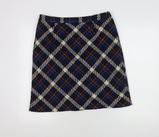 Laura Ashley Women's Multicoloured Check Skirt 14