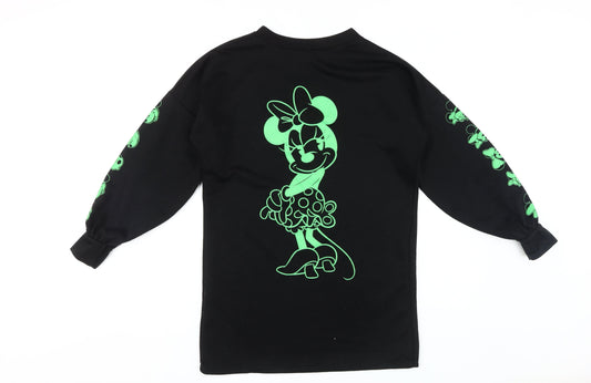 Disney Women's Minnie Sweatshirt Black Size 6