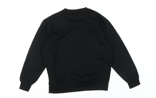 Lee Cooper Men's Black Pullover Sweatshirt L