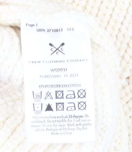 Crew Clothing Company Women’s Ivory Knit Jumper Size 16
