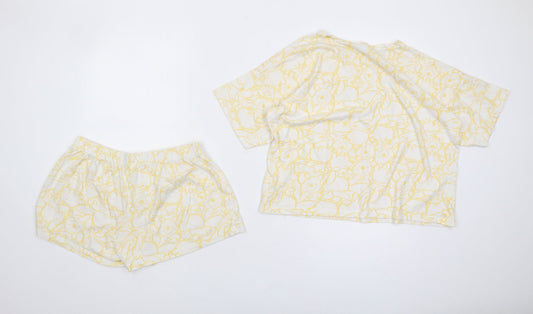 Disney at George Yellow Lounge Set Women 12-14 Graphic Print