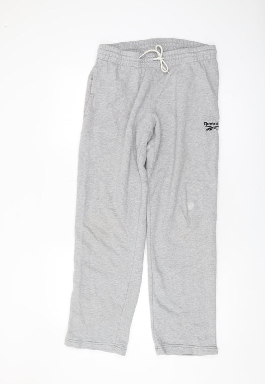 Reebok Men's Grey Sweatpants M - Casual Sports Trousers